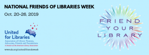 National Friends of Library Week Banner