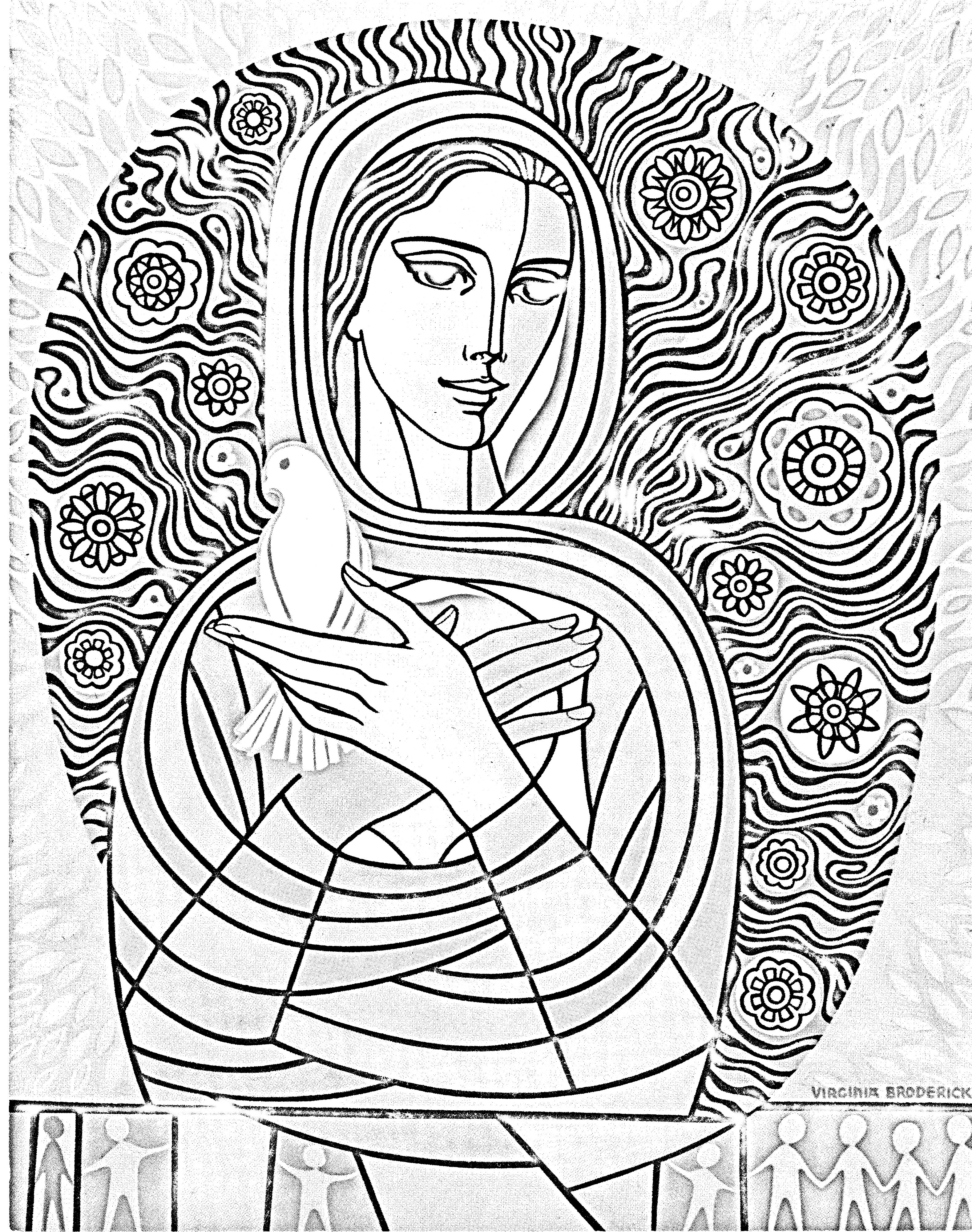 Virginia Broderick coloring page