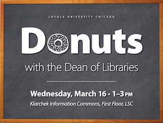 Donuts with the Dean of Libraries
