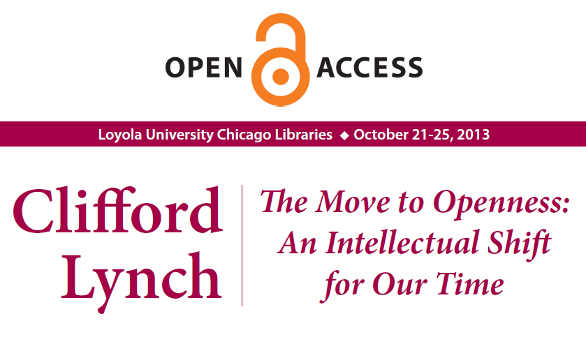 The Move to Openness: a talk by Clifford Lynch