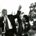 Carol Moseley Braun with President Bill Clinton shortly after she was elected to the U.S. Senate, 1992