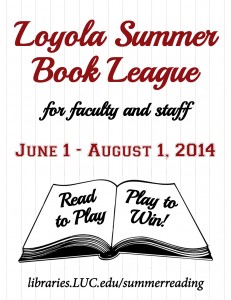 Loyola Summer Book League FLYER