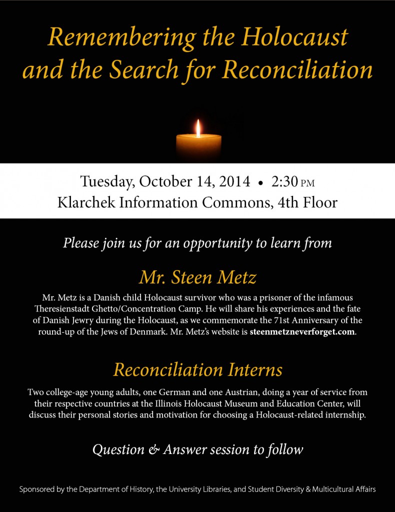 Holocaust reconciliation Oct2014 flyer