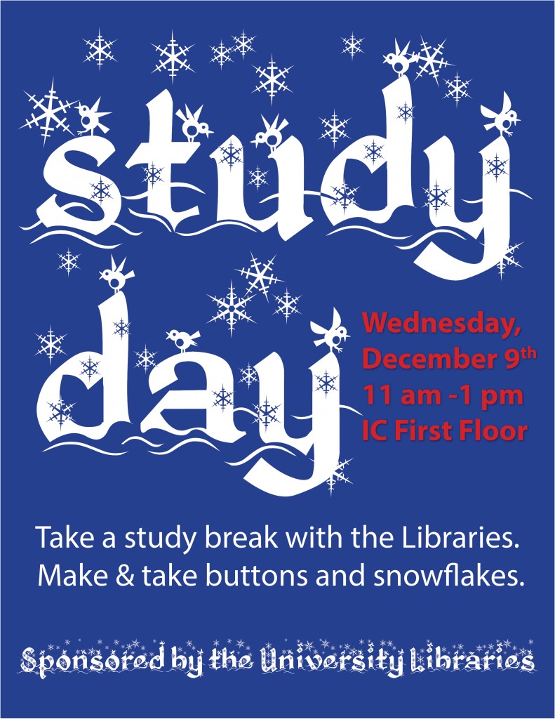 Study Day snowflakes & buttons 2015