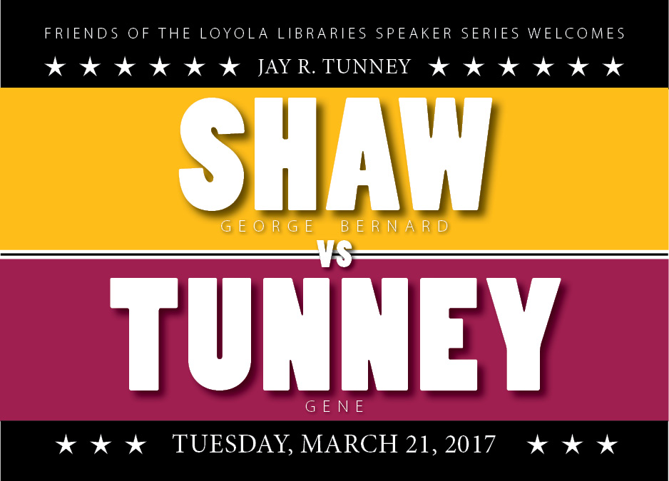 Shaw vs Tunney: Speaker Series