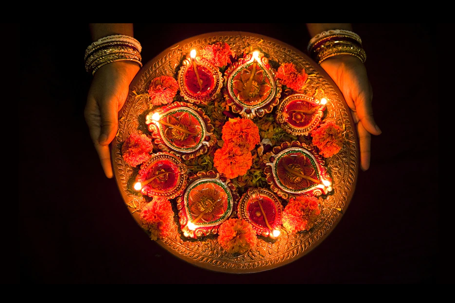 Diwali lights image